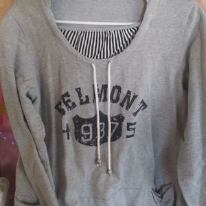 Women's grey hoodie